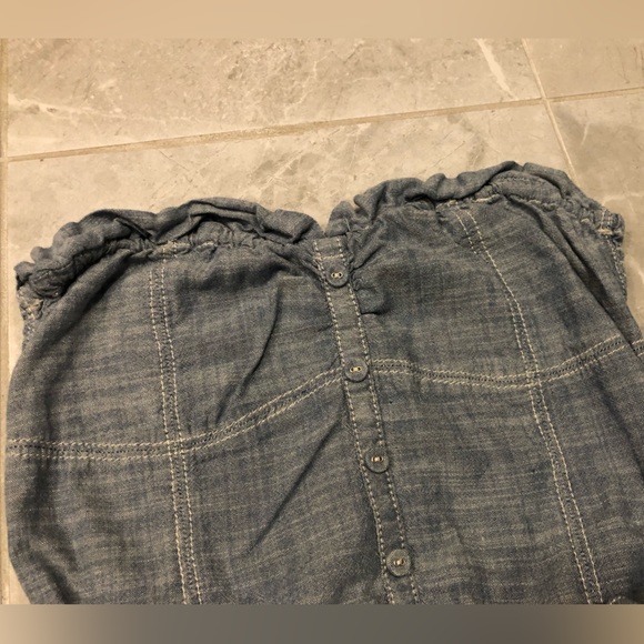 Abercrombie & Fitch Chambray Romper - Picture 8 of 9